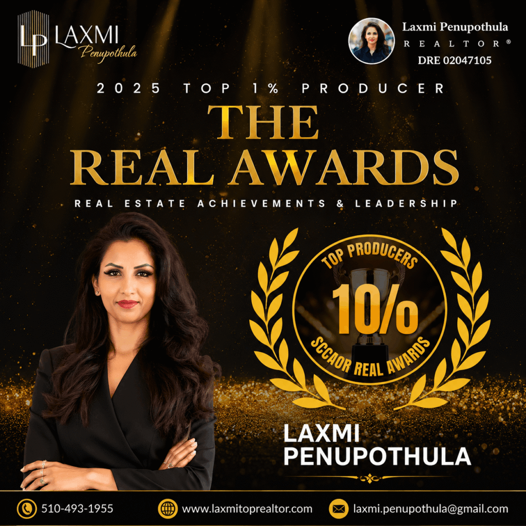 Laxmi Penupothula, REALTOR Silicon Valley Top 1% Real Estate Agent