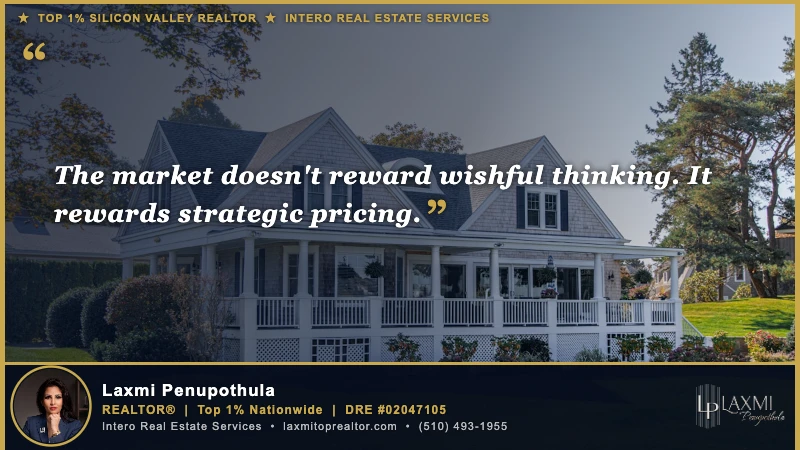 The market doesn't reward wishful thinking. It rewards strategic pricing. — Laxmi Penupothula REALTOR