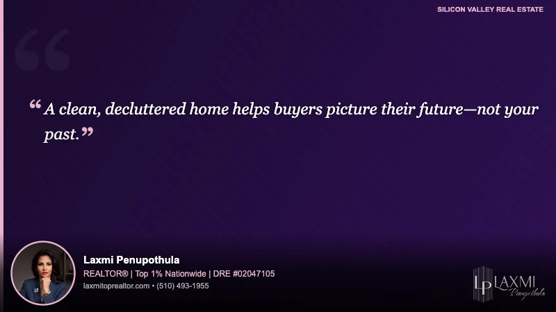 A clean, decluttered home helps buyers picture their future—not your past.