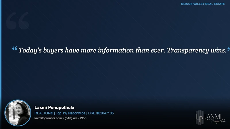 Today's buyers have more information than ever. Transparency wins.