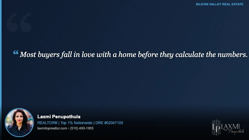 Most buyers fall in love with a home before they calculate the numbers.