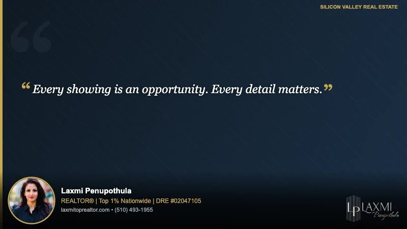 Every showing is an opportunity. Every detail matters.