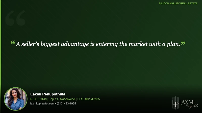 A seller's biggest advantage is entering the market with a plan.