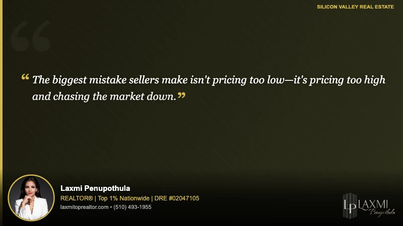 The biggest mistake sellers make isn't pricing too low—it's pricing too high and chasing the market