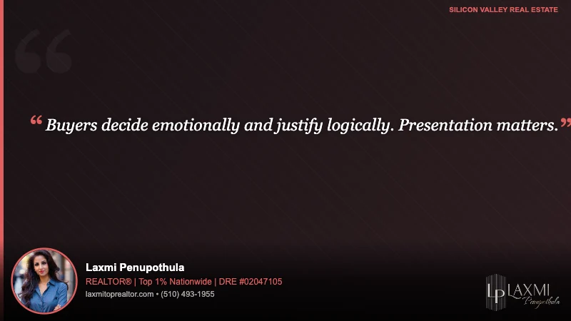 Buyers decide emotionally and justify logically. Presentation matters.