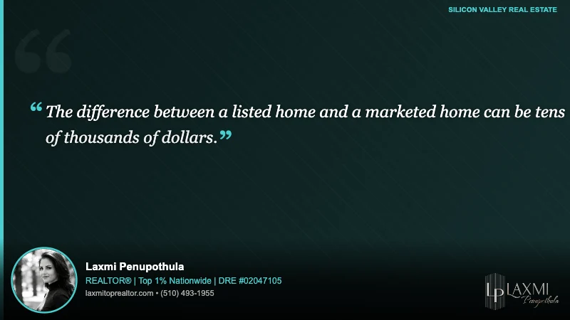 The difference between a listed home and a marketed home can be tens of thousands of dollars.
