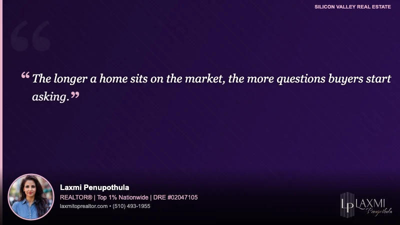 The longer a home sits on the market, the more questions buyers start asking.