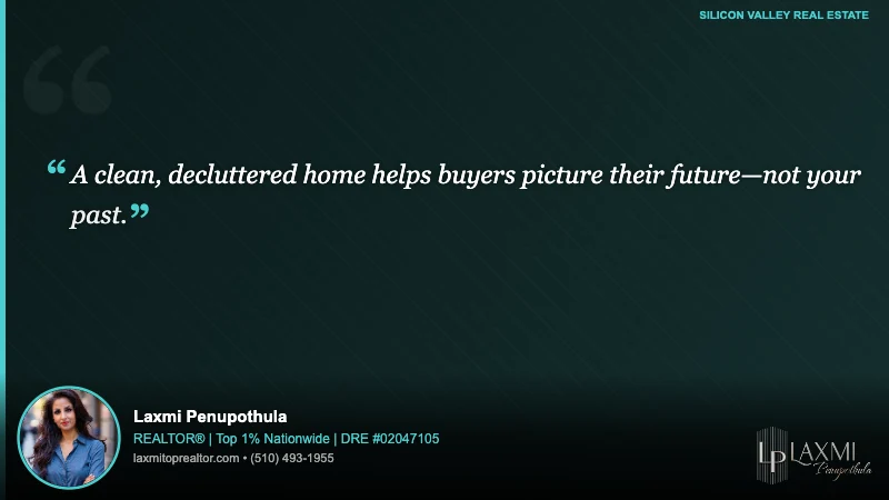 A clean, decluttered home helps buyers picture their future—not your past.