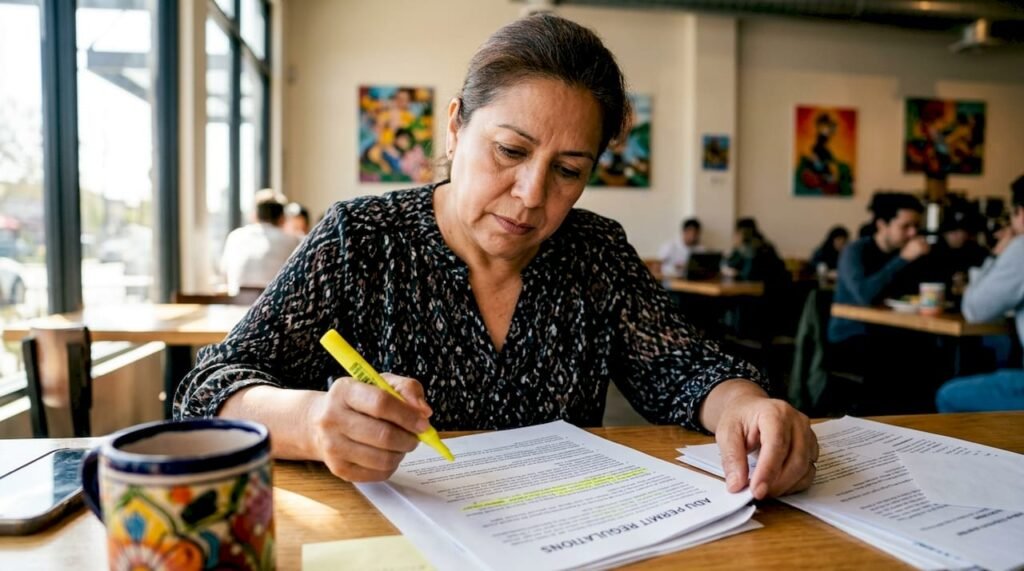 Homeowner reading San Jose ADU regulations at home