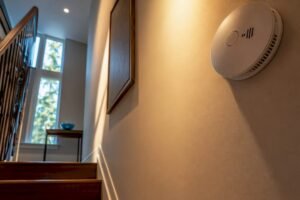 Carbon monoxide alarm in California home