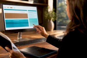 Broker reviewing California MLS compliance records